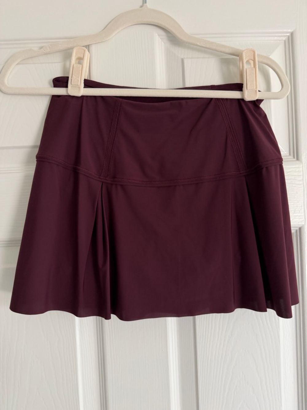 Lululemon athletic Skirt with built in shorts in Deep Plum/wine color